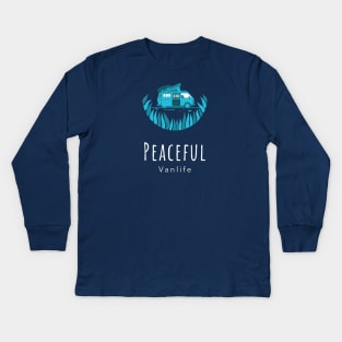 Peaceful Vanlife Kids Long Sleeve T-Shirt